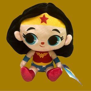 DC Comics Wonder Woman Plush Toy - Red, Blue, Yellow